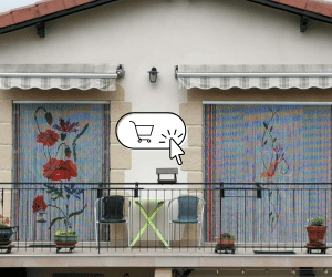 Rideau de porte anti mouches